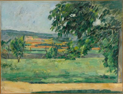 Jas de Bouffan の眺め、1875～1876 年。 作： Paul Cézanne