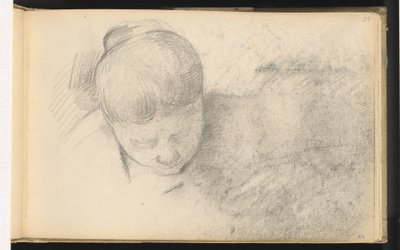 前かがみの女性、18901894。 作： Paul Cézanne