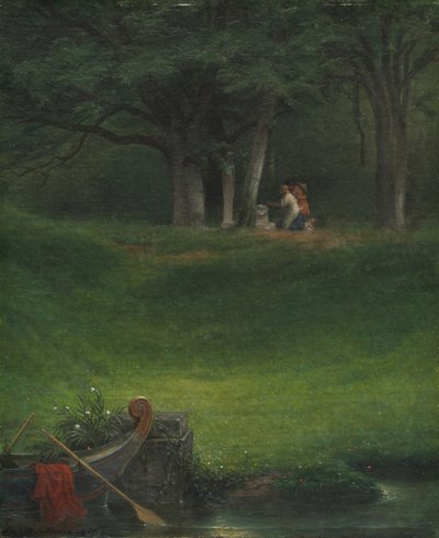 神パンへの供物 作： Paul Delaroche