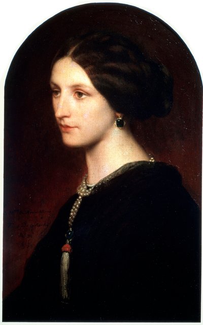 ソフィーシュヴァロフ伯爵夫人の肖像、1853年。 作： Paul Delaroche