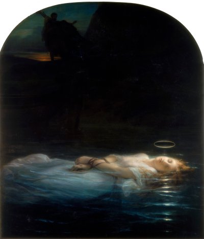 若い殉教者、1855年。 作： Paul Delaroche