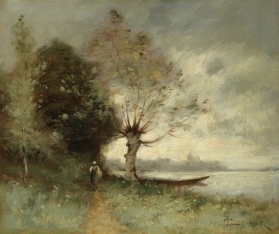 シュエ近くのロワール銀行。 1893 作： Paul Desire Trouillebert