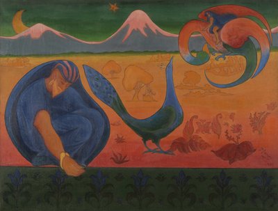 ナビックの風景、1890 年。 作： Paul Elie Ranson