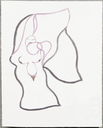 Mulher-Flor (Desenho 作： Paul Eluard
