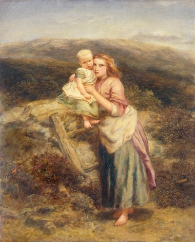 「荒野の農民」、1871 作： Paul Falconer