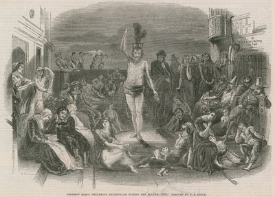 疫病の中で悔い改めを説くソロモン・イーグル（刻印 作： Paul Falconer Poole