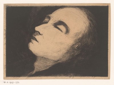 彼の死の床にあるフィンセント・ファン・ゴッホの肖像 作： Paul Ferdinand Gachet