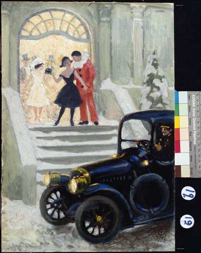 ボールの後、1917 作： Paul Fischer