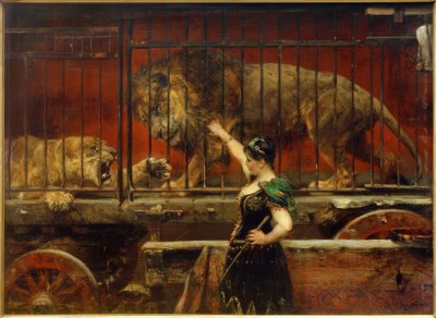 P.マイヤーハイム、嫉妬の雌ライオン 作： Paul Friedrich Meyerheim