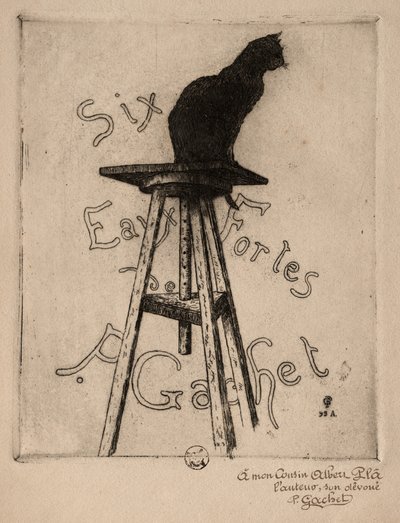 6つのエッチング、1895。 作： Paul Gachet