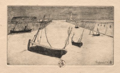 6つのエッチング：トレポート、1895年。 作： Paul Gachet