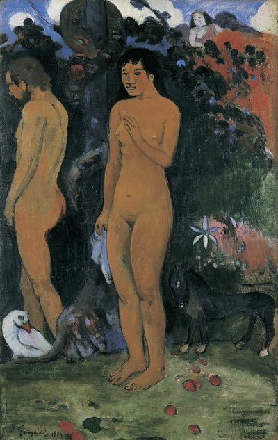 アダムとイブアダムとイブ、1902。 作： Paul Gauguin