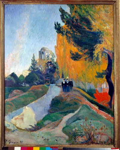 アルルのアリスカン。ポール・ゴーギャン（1848-1903）の絵画 作： Paul Gauguin
