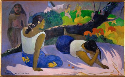 この地には何もない（キャンバスに油彩） 作： Paul Gauguin