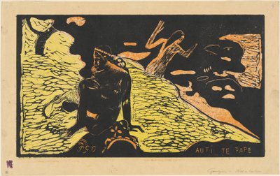 Auti te Pape (川辺の女たち) 作： Paul Gauguin