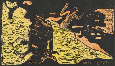 川での Auti te Pape の女性、1894 年 1895 年。 作： Paul Gauguin