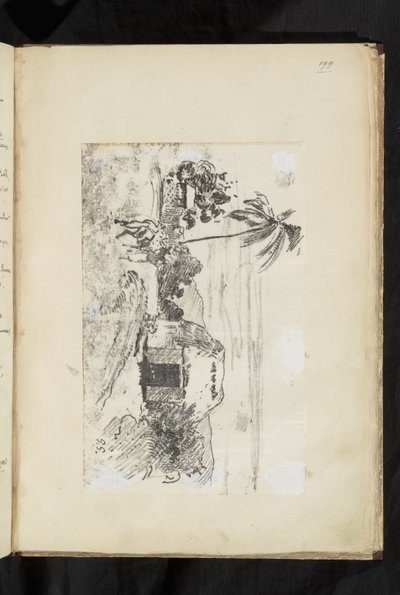 Avant et après - 小屋と椰子の木のある風景 作： Paul Gauguin