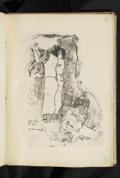 食べる前と後 - 食べる 作： Paul Gauguin