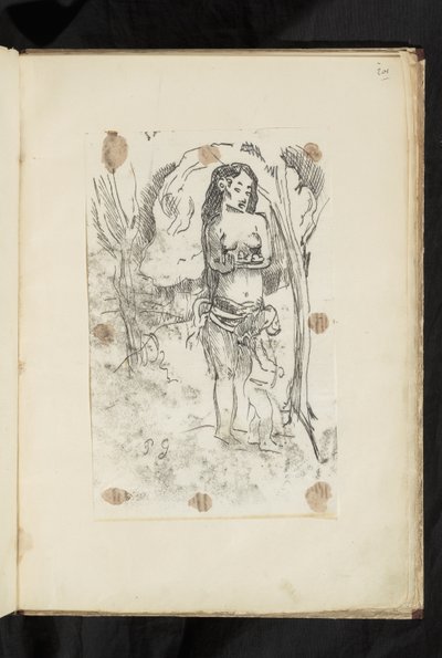 ビフォー・アフター - 女性と子供 作： Paul Gauguin