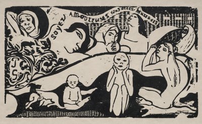 恋をして、あなたは幸せになります。 作： Paul Gauguin