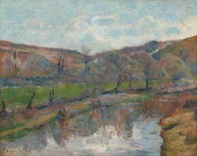 ブルターニュの風景 作： Paul Gauguin