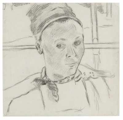 若いブルトン女性の胸像（マリー・ラガドゥの可能性） 作： Paul Gauguin
