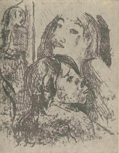 言葉のない会話、1936 作： Paul Gauguin