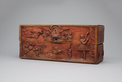 飾られた木箱、1884年。 作： Paul Gauguin
