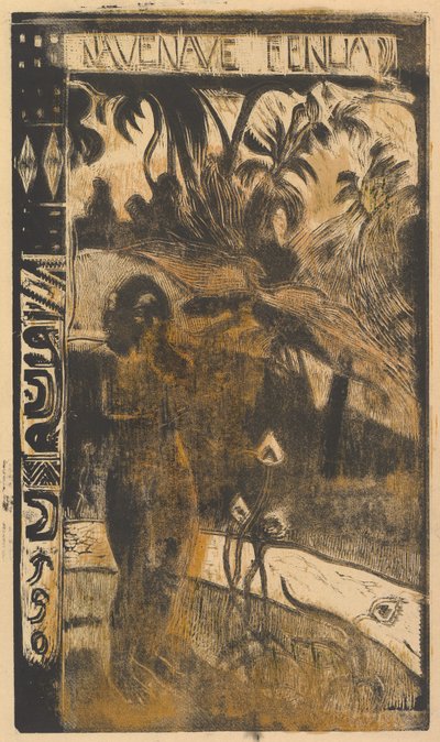 楽しい土地、1893-94。 作： Paul Gauguin