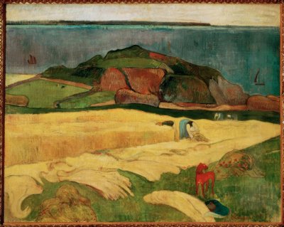 海での収穫：Le Pouldu 作： Paul Gauguin