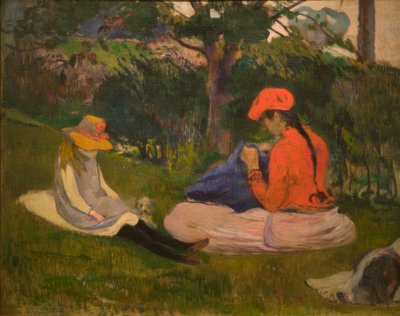 裁縫 作： Paul Gauguin