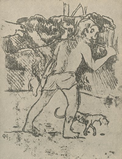 描画、1936 作： Paul Gauguin