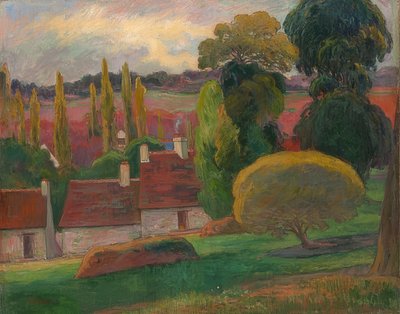 ブルターニュの農家。 1894年頃 作： Paul Gauguin