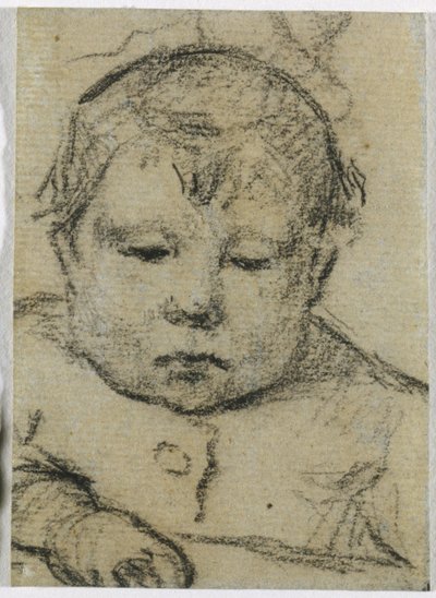 子供の頃のエミル・ゴーギャン、右手前、c。 1875-1876。 作： Paul Gauguin