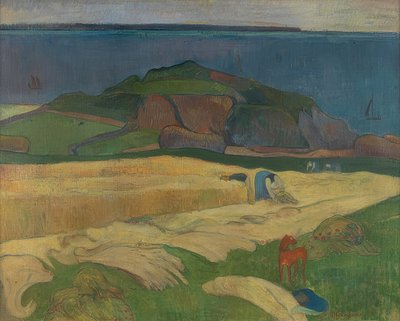 収穫（ル・プルドゥ）。 1890 作： Paul Gauguin