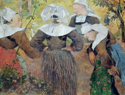 4人のブルトン人女性、1886年 作： Paul Gauguin