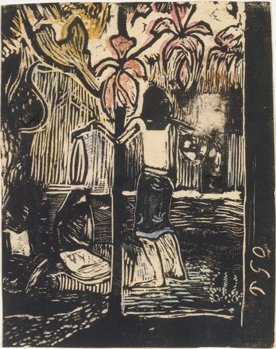 フレグランスノアノア、小ブロック、1894-95.、1894-95. 作： Paul Gauguin