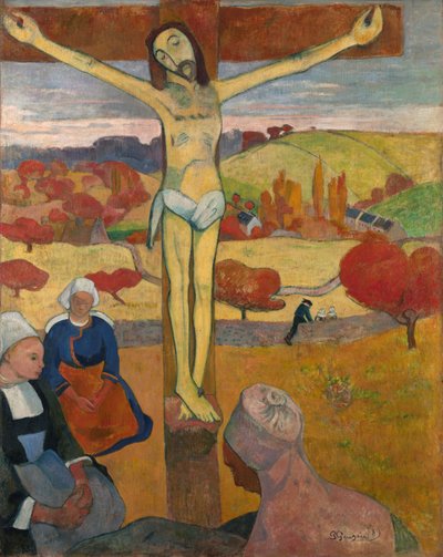 フランス語：  Le Christ jaune 黄色のキリスト 作： ポール・ゴーギャン