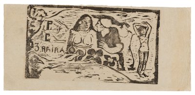 Le sourire」用ヘッドピース 作： Paul Gauguin