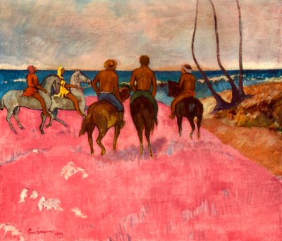 海岸の騎手、1902年、1937年。 作： Paul Gauguin