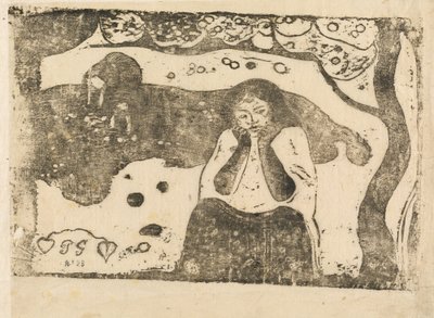 人間の悲しみ (Miseres humanaines) 作： Paul Gauguin