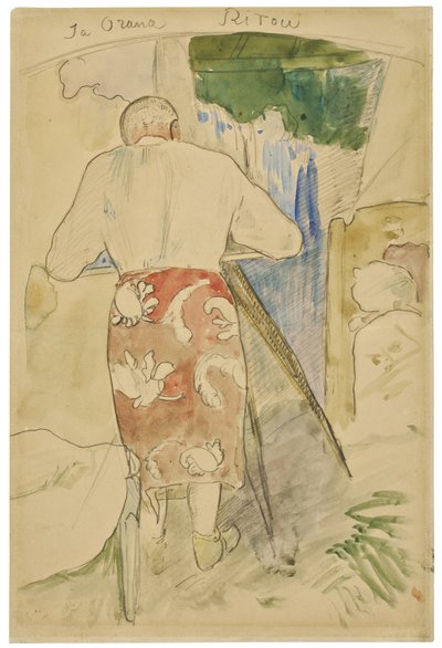 I Orana Ritou、c1891-194 作： Paul Gauguin