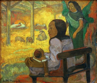 リトルチャイルド（タヒチアンクリスマス） 作： Paul Gauguin