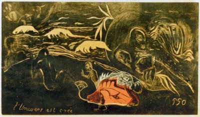 宇宙が生まれる 作： Paul Gauguin