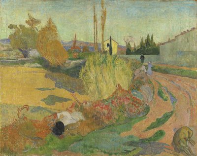 アルルの風景、1888 作： Paul Gauguin