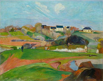 ル・プルデュの風景 作： Paul Gauguin