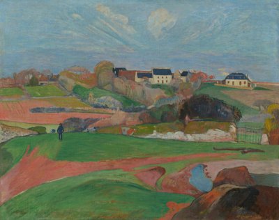 ル・プルドゥの風景 作： Paul Gauguin