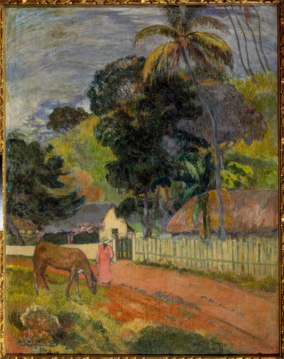 風景 作： Paul Gauguin