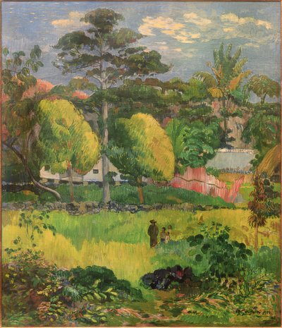 風景、1901年 作： Paul Gauguin