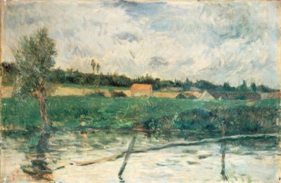 ブルターニュの風景 作： Paul Gauguin